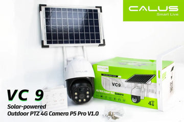 Calus VC 9 Smart solar powered 4G camera waterproof 360 degree moving